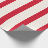 Papier Cadeau Rideau de douche à rayures rouge et blanc (Coin)