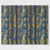 Papier Cadeau Rideaux dorés 1 (Plat)