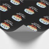 Papier Cadeau Rien N'Est Impastable Drôle Pasta Pun Dark BG (Coin)