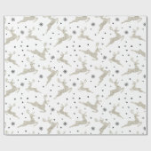 Papier Cadeau Rinder d'argent (Plat)