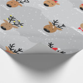 Papier Cadeau Rinder de Père Noël (Coin)