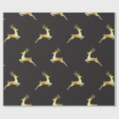 Papier Cadeau Rinder d'or (Plat)