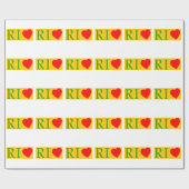 Papier Cadeau Rio de janeiro love (Plat)