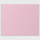 Papier Cadeau Ripple Herringbone en rose (Plat)