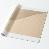 PAPIER CADEAU RIPPLES DANS LES SABLES SÈCHES D'UN DÉSERT D'AIR B (Déroulé)