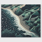 Papier Cadeau Rivages sereins (Plat)