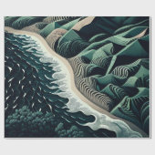 Papier Cadeau Rivages sereins (Plat)