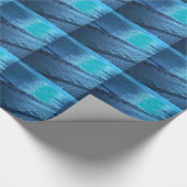 Papier Cadeau Rive mer, Sérénité Bleue Nature Photo (Coin)