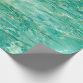 Papier Cadeau Rivière laquée marine de l'océan (Coin)