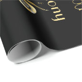 Papier Cadeau Roaring Années Gatsby Style Mariage Enveloppe cade (Coin rond)