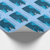 Papier Cadeau Roaring Rex (Anniversaire) (Coin)
