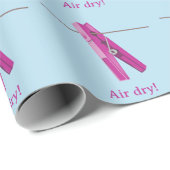 Papier Cadeau Robe de linge (Coin rond)