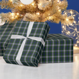 Papier Cadeau Robe Gordon Scottish Tartan Plaid Motif