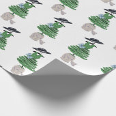 Papier Cadeau Robe Mode Topiary Ginger jarres (Coin)