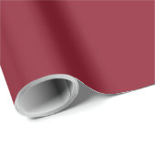 Papier Cadeau Robe uni bordeaux (Coin rond)