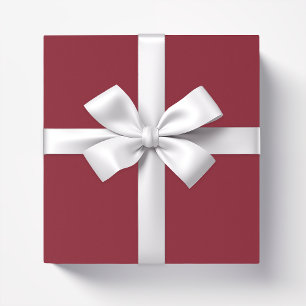 Papier Cadeau Robe uni bordeaux