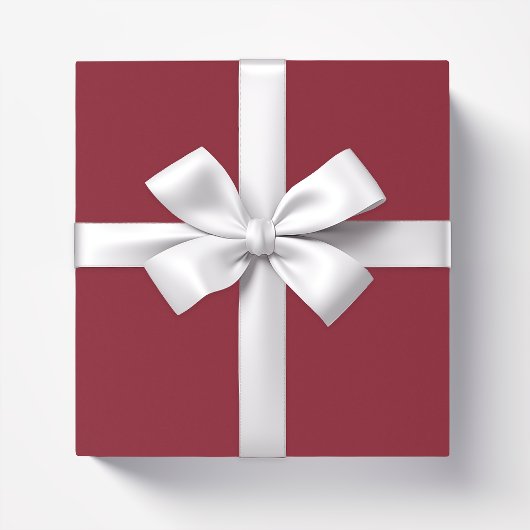 Papier Cadeau Robe uni bordeaux