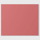 Papier Cadeau Robe unie noir Corail épicé rouge (Plat)