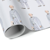 PAPIER CADEAU ROBERT E. LEE (Coin rond)