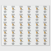 Papier Cadeau Robin Bird Funny Quote (Plat)