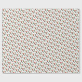 Papier Cadeau Robin de Noël (Plat)