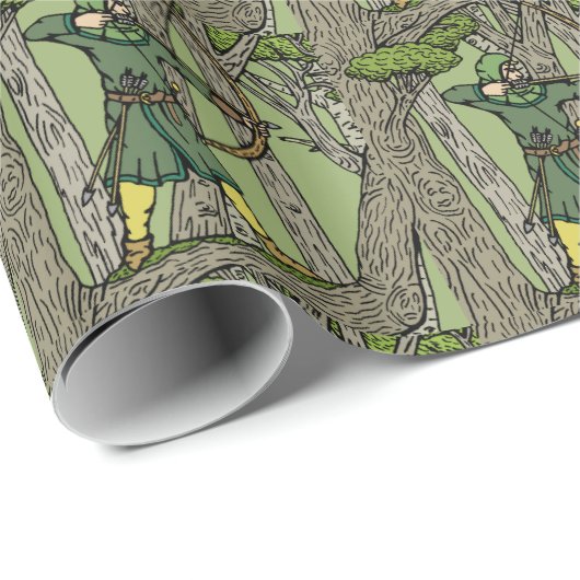 Papier Cadeau Robin des Bois (Coin rond)