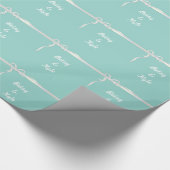 Papier Cadeau Robin's Egg Blue Jewelry Box (Coin)