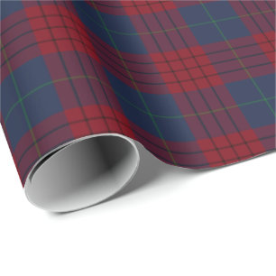 Papier Cadeau Robinson Clan Tartan Irlandais Plaid Motif