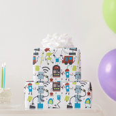 Papier Cadeau Robot
