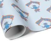 Papier Cadeau Robot Boy Birthday (Coin rond)