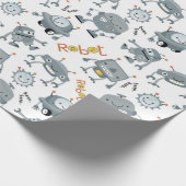 Papier Cadeau Robot convivial (Coin)