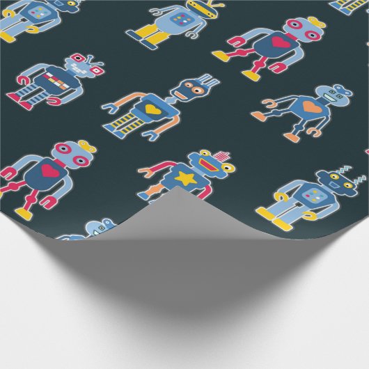 Papier Cadeau Robot jouet pour enfants (Coin)