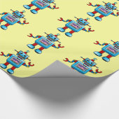 Papier Cadeau Robot mignon (Coin)