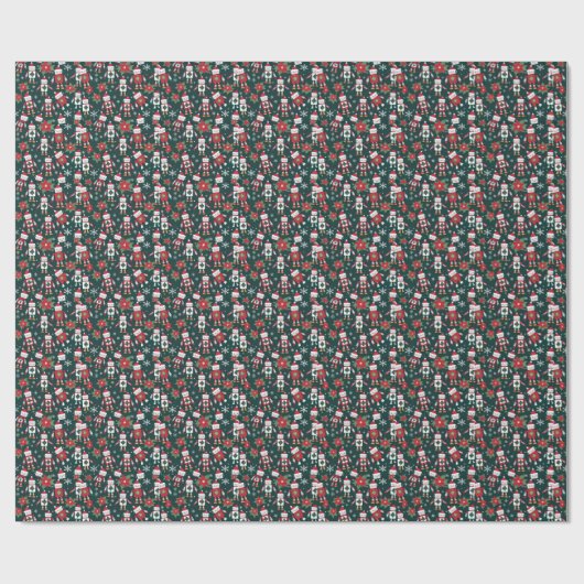 Papier Cadeau Robots Sci-Fi Rétro Sweater (Plat)