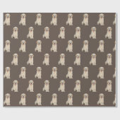 Papier Cadeau Robuste En Or Avec Papier À Verres (Plat)