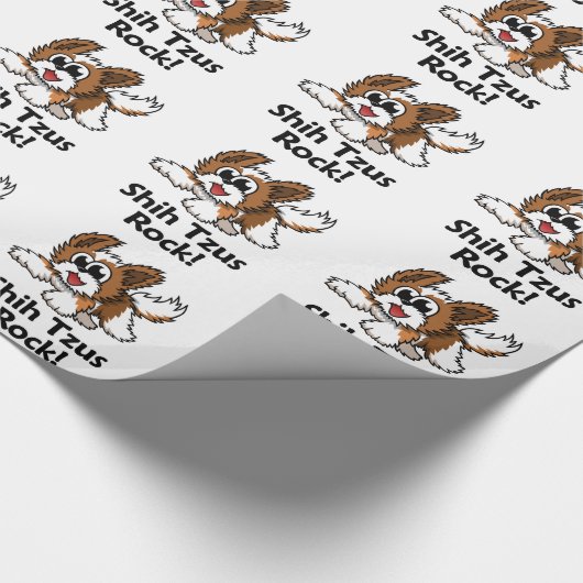 Papier Cadeau Roche de Shih Tzus ! (Coin)