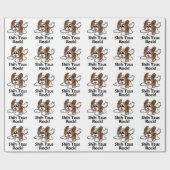 Papier Cadeau Roche de Shih Tzus ! (Plat)