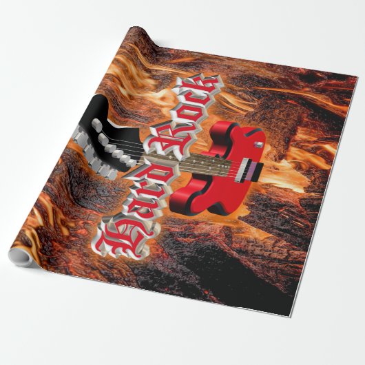Papier Cadeau Roche dure dans le feu (Déroulé)