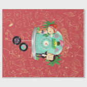 Papier Cadeau Roche petit pain Wallclock de ` n' (Plat)