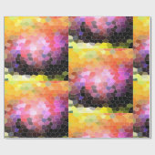 Papier Cadeau Rochers du coucher de soleil (Plat)