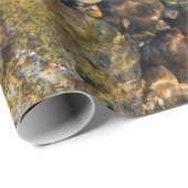 Papier Cadeau Roches et pierres en nature (Coin rond)