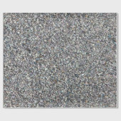 Papier Cadeau Roches grises rustiques texture motif (Plat)