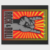 Papier Cadeau Rock & Roll (Plat)