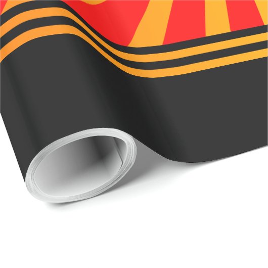 Papier Cadeau Rock & Roll (Coin rond)