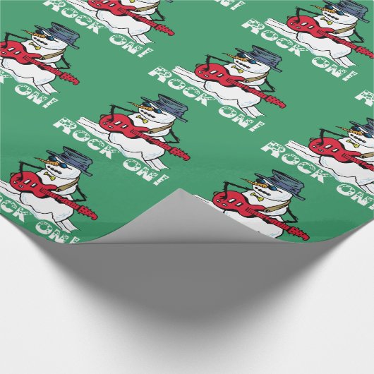 Papier Cadeau Rock Snowman (Coin)