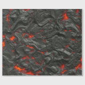 Papier Cadeau Rock volcanic hot lava burn boil (Plat)