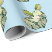 Papier Cadeau Rock Wen birds Nouvelle-Zélande (Coin rond)