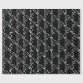 PAPIER CADEAU ROCKABILLY YELL (NOIR) (Plat)