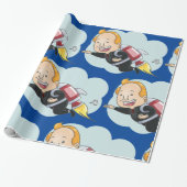 Papier Cadeau Rocket Man (Déroulé)