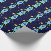 Papier Cadeau Rocket Retro (Coin)